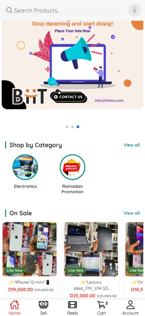 BiiT app screenshot